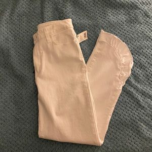 Paige White ruffle jeans